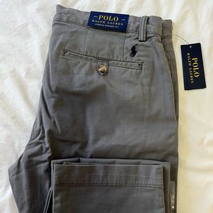 Ralph Lauren Polo Stretch Straight Fit Pants 34x32 Grey